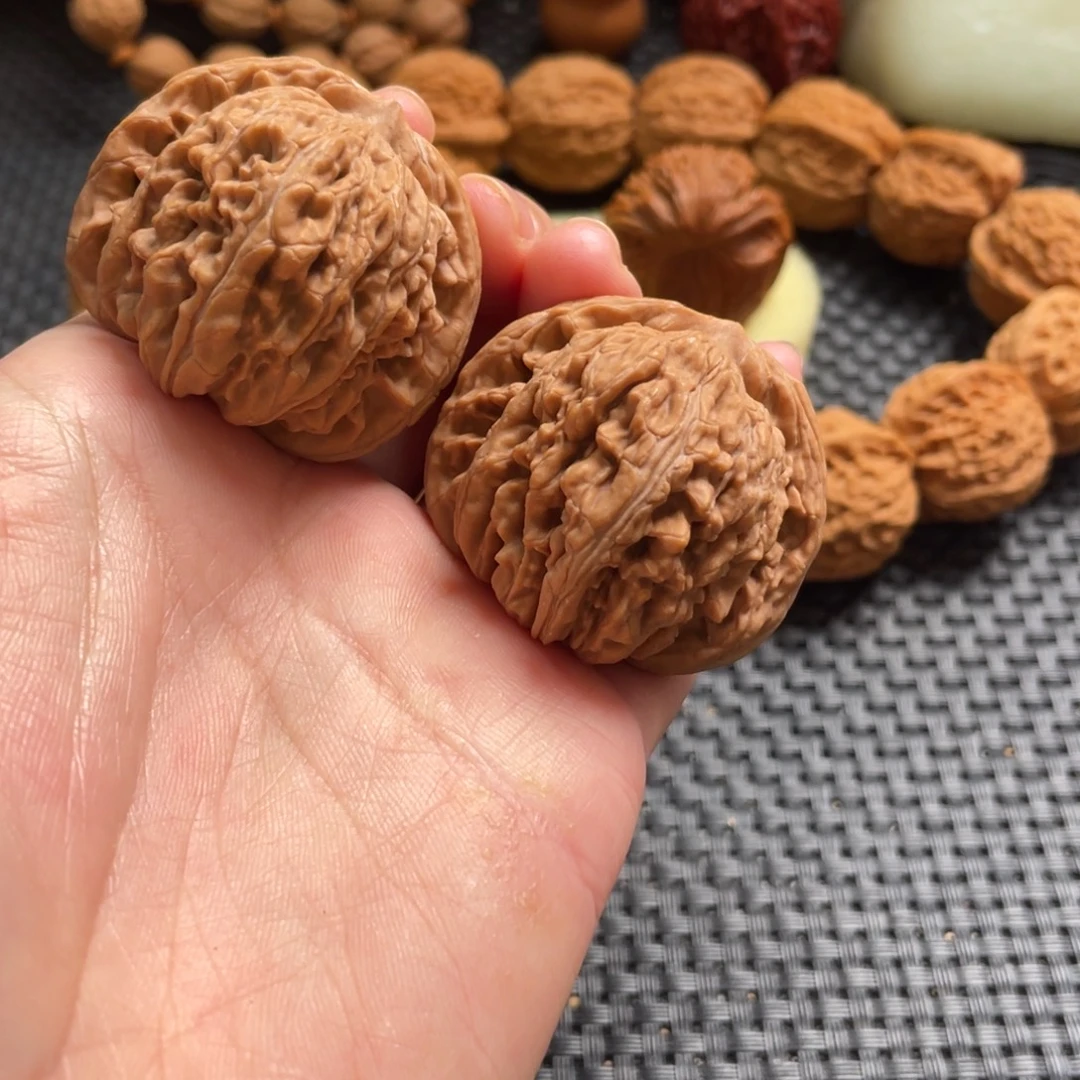 文玩核桃吊坠四座楼42微微修