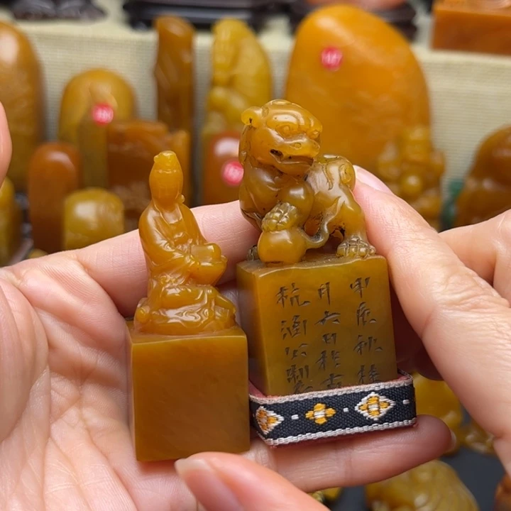 笑***生寿山石印石题材：工艺品