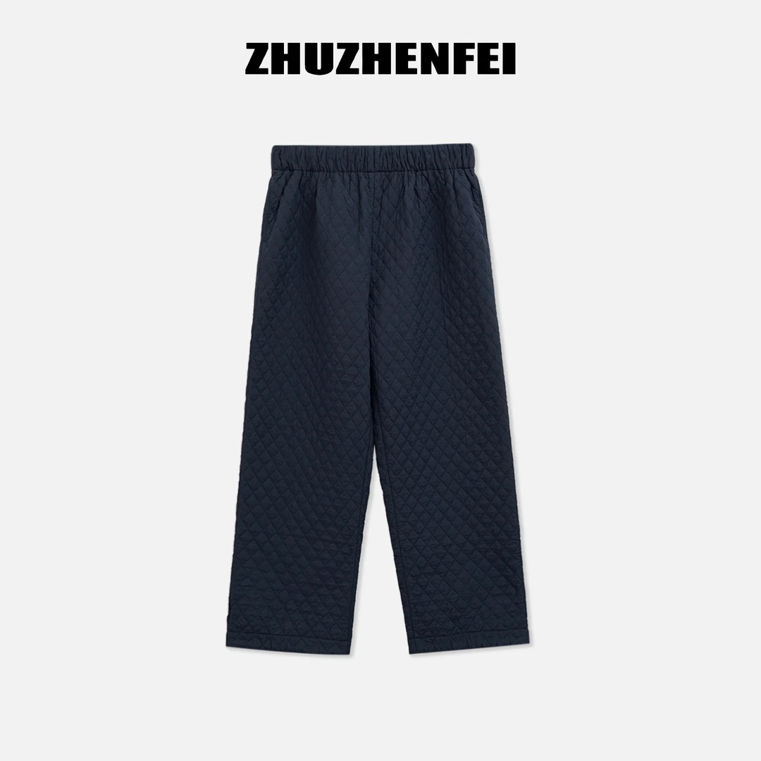 ZHUZHENFEI 冬季休闲百搭显瘦保暖棉裤-Z354024