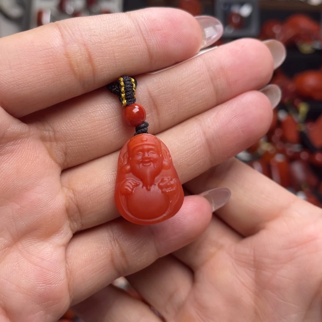 【闪购商品】未镶嵌财神爷南红玛瑙