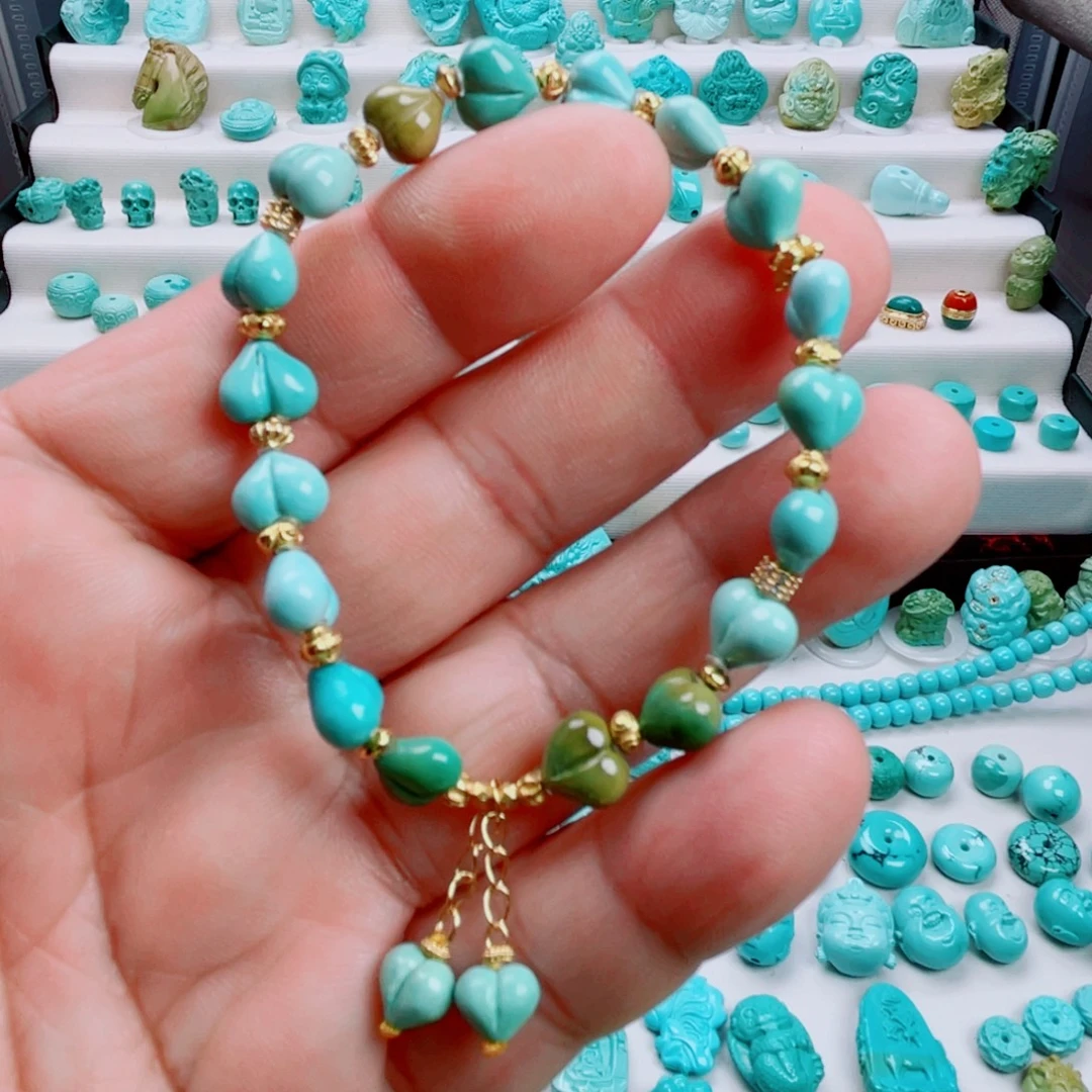 绿松石未镶嵌吊坠(不含链)