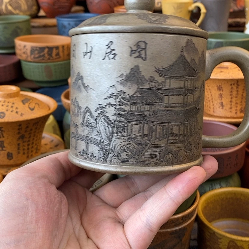 【闪购商品】紫砂杯子宜兴全手工紫砂杯