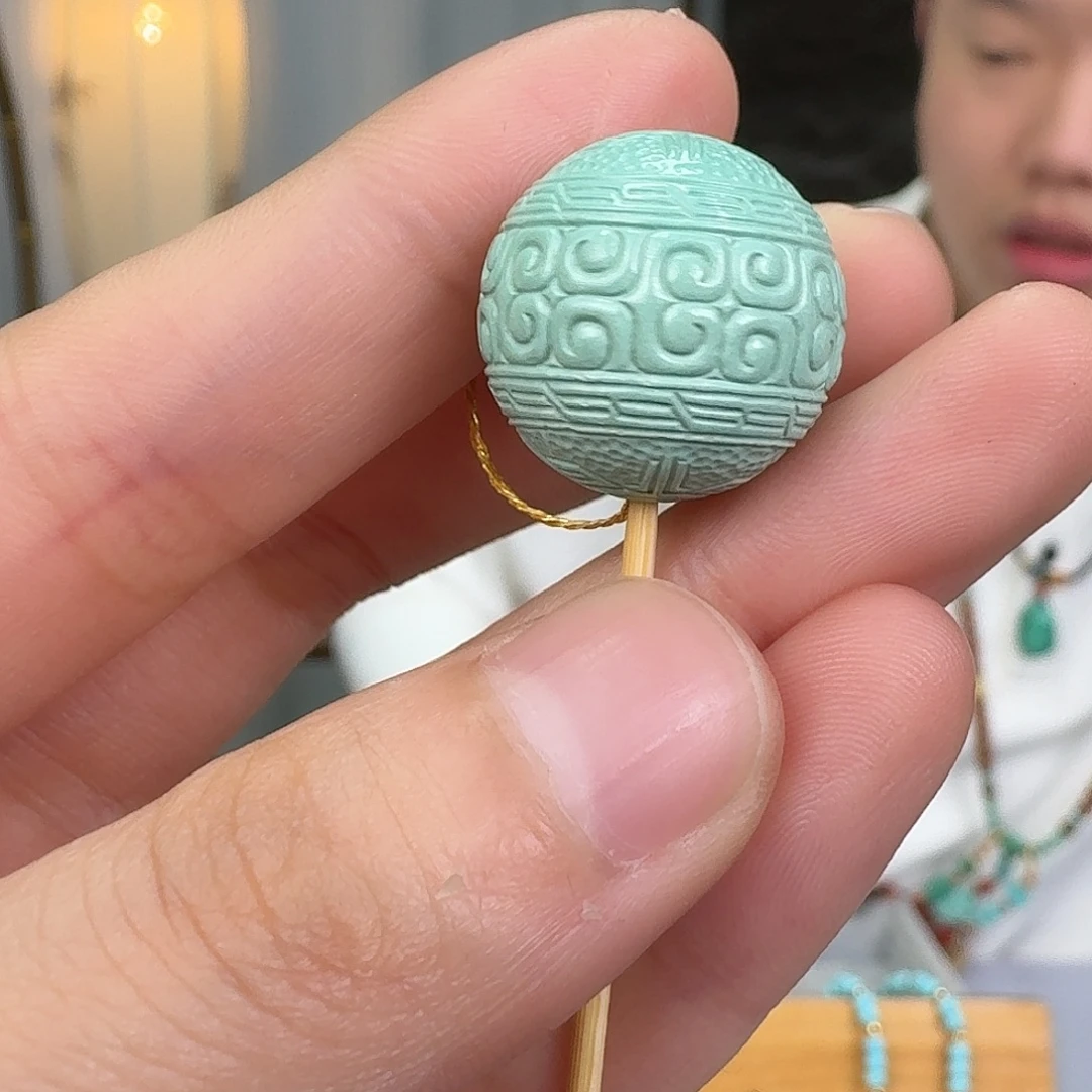 绿松石未镶嵌挂件