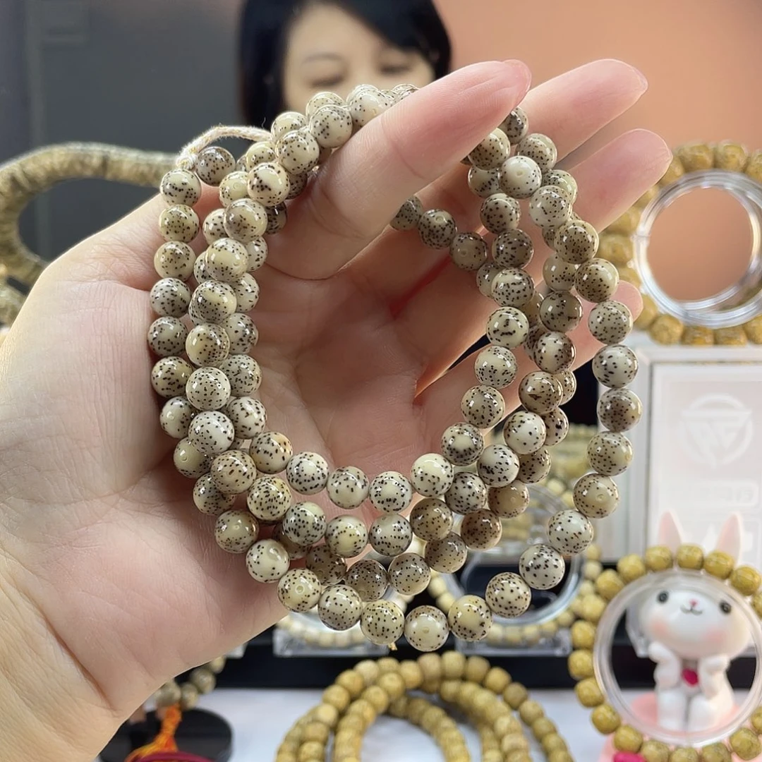 星月菩提吊坠冰透圆珠108