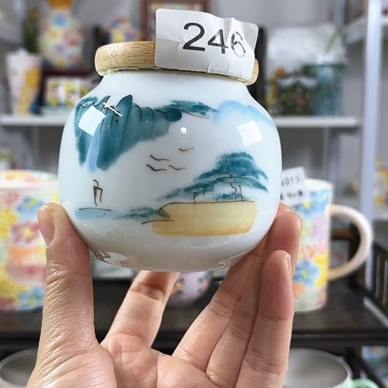 手绘高温釉下彩陶瓷