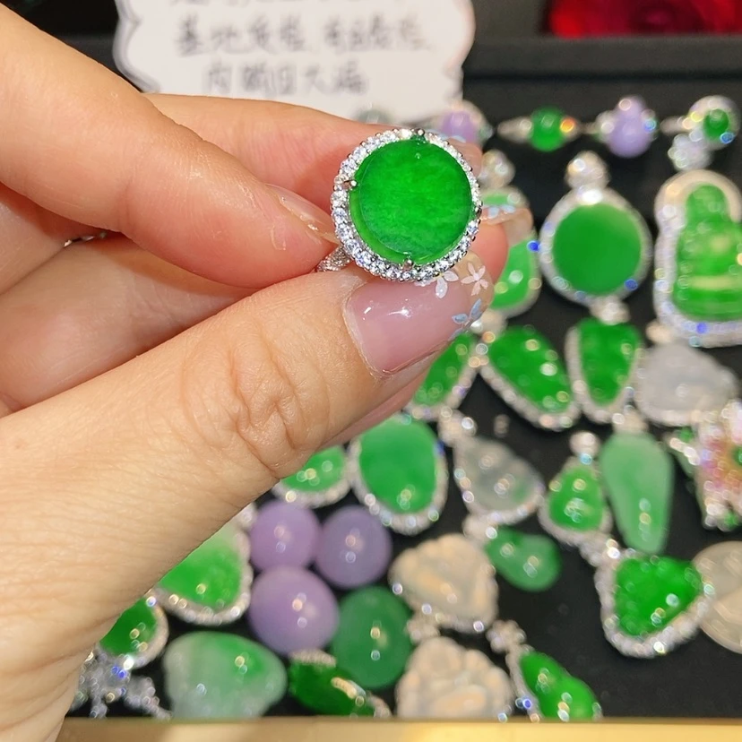 【闪购商品】未镶嵌戒指翡翠天然翡翠