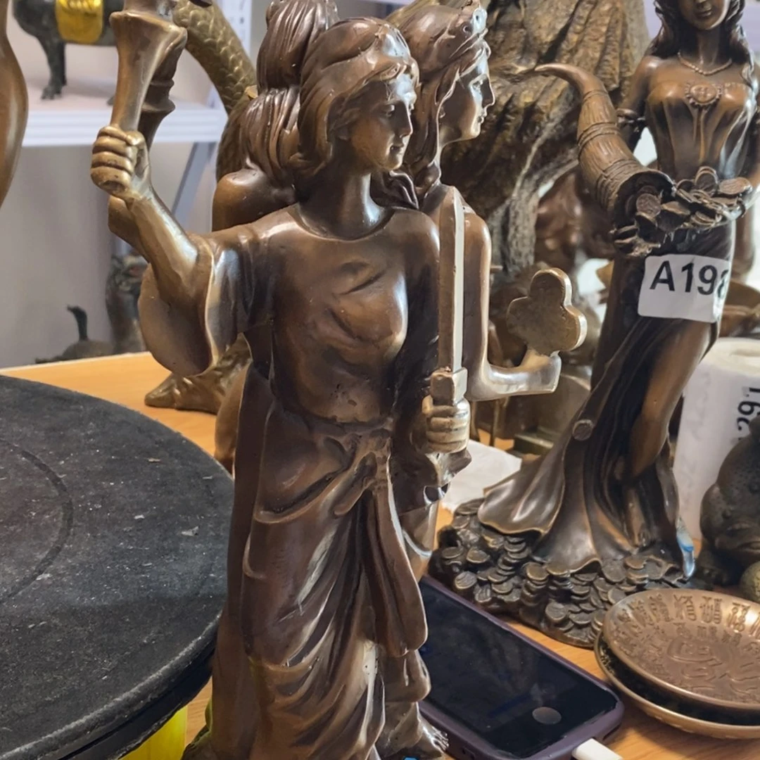 克***夫黄铜材质，三重女神