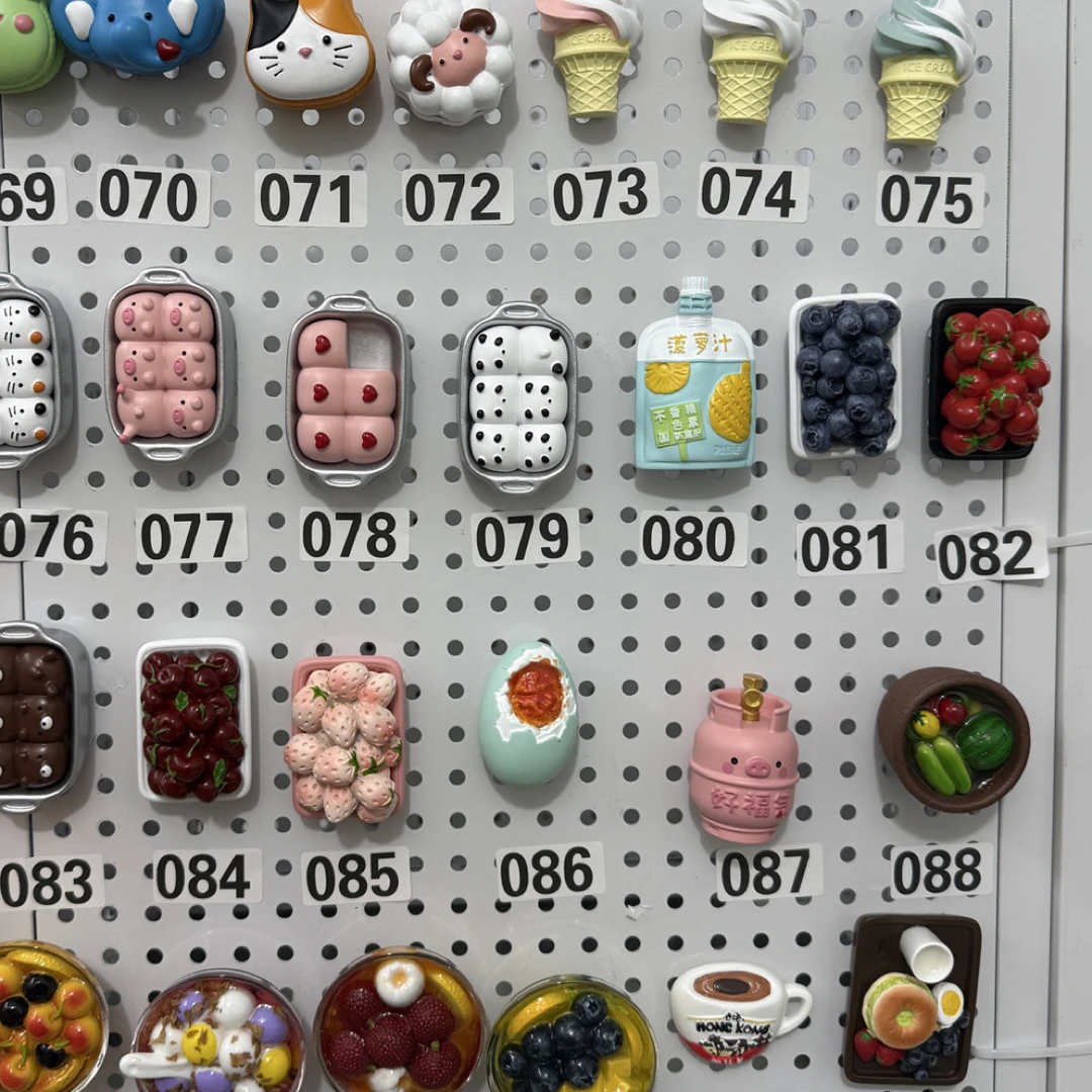 五个兔鸭纸箱冰箱贴任选