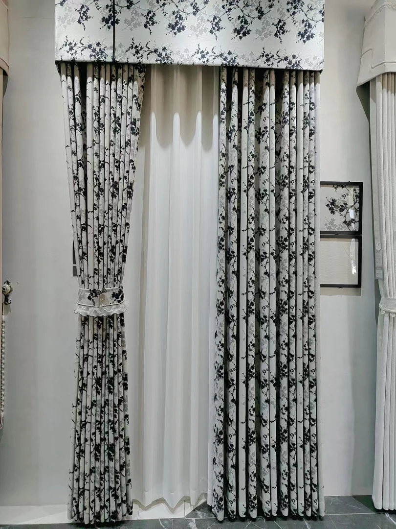 法式复古风窗帘中古风窗帘简约风百搭款窗帘