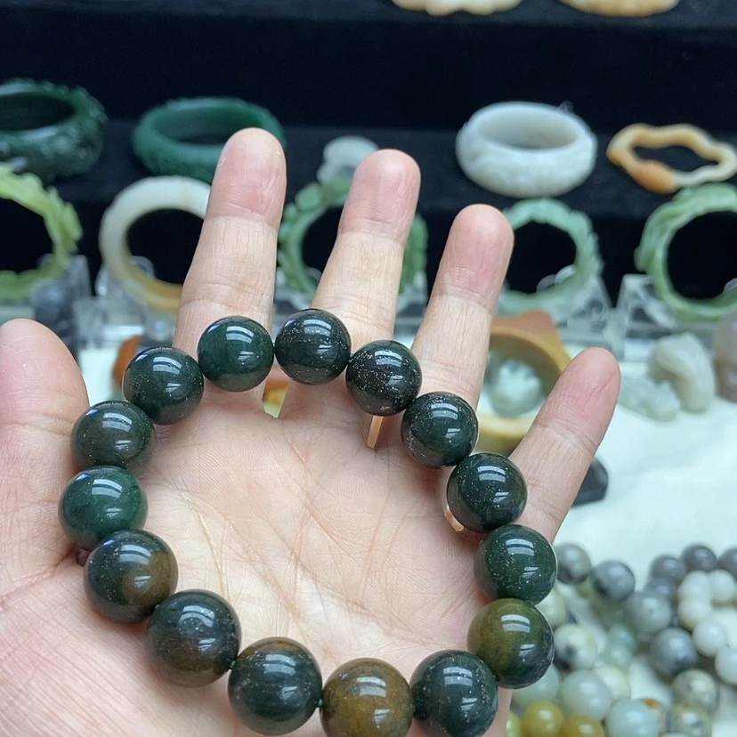 【闪购商品】石英质玉手镯56未镶嵌云*躲