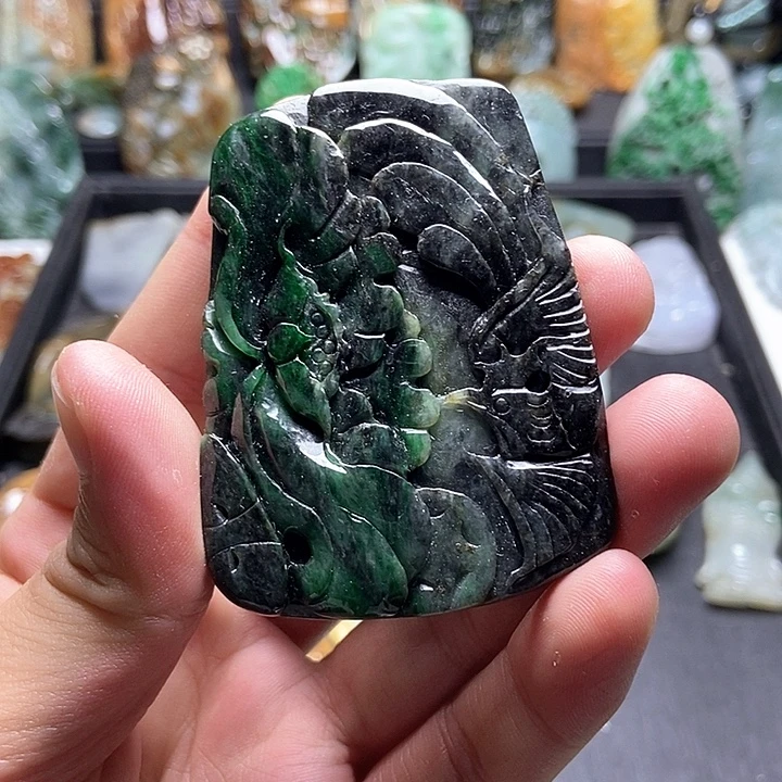 颈饰未镶嵌翡翠翡翠a货