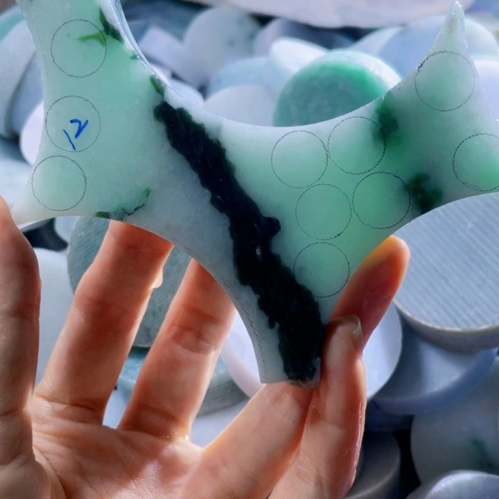 翡翠裸石天然A货翡翠