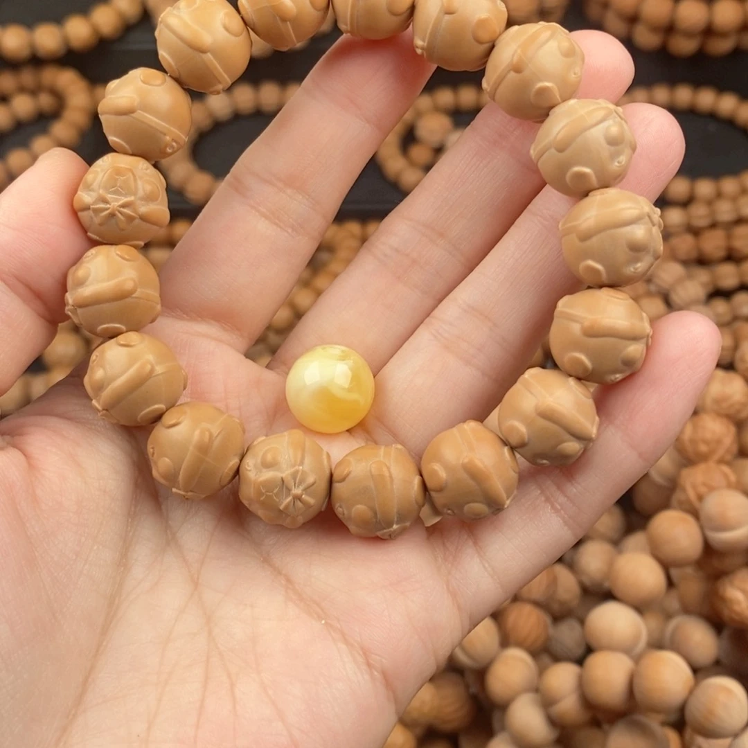 文玩核桃手串微瑕卡皮吧啦