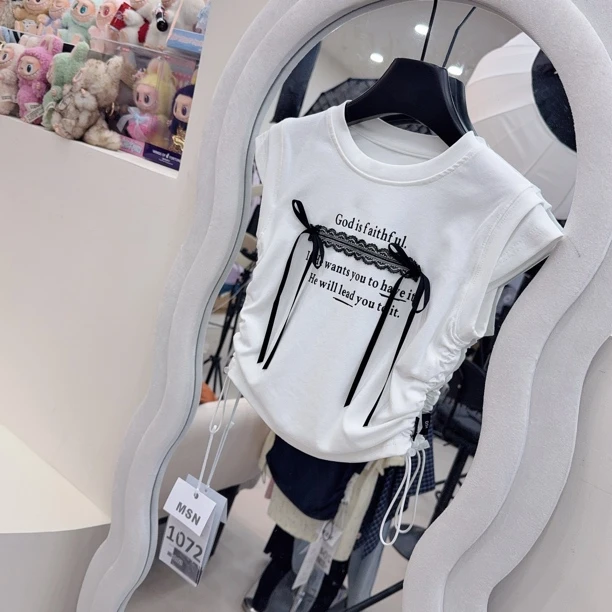 W童品，（现货）2025夏季儿童套装新款短袖两件套裤子短裤韩版1072