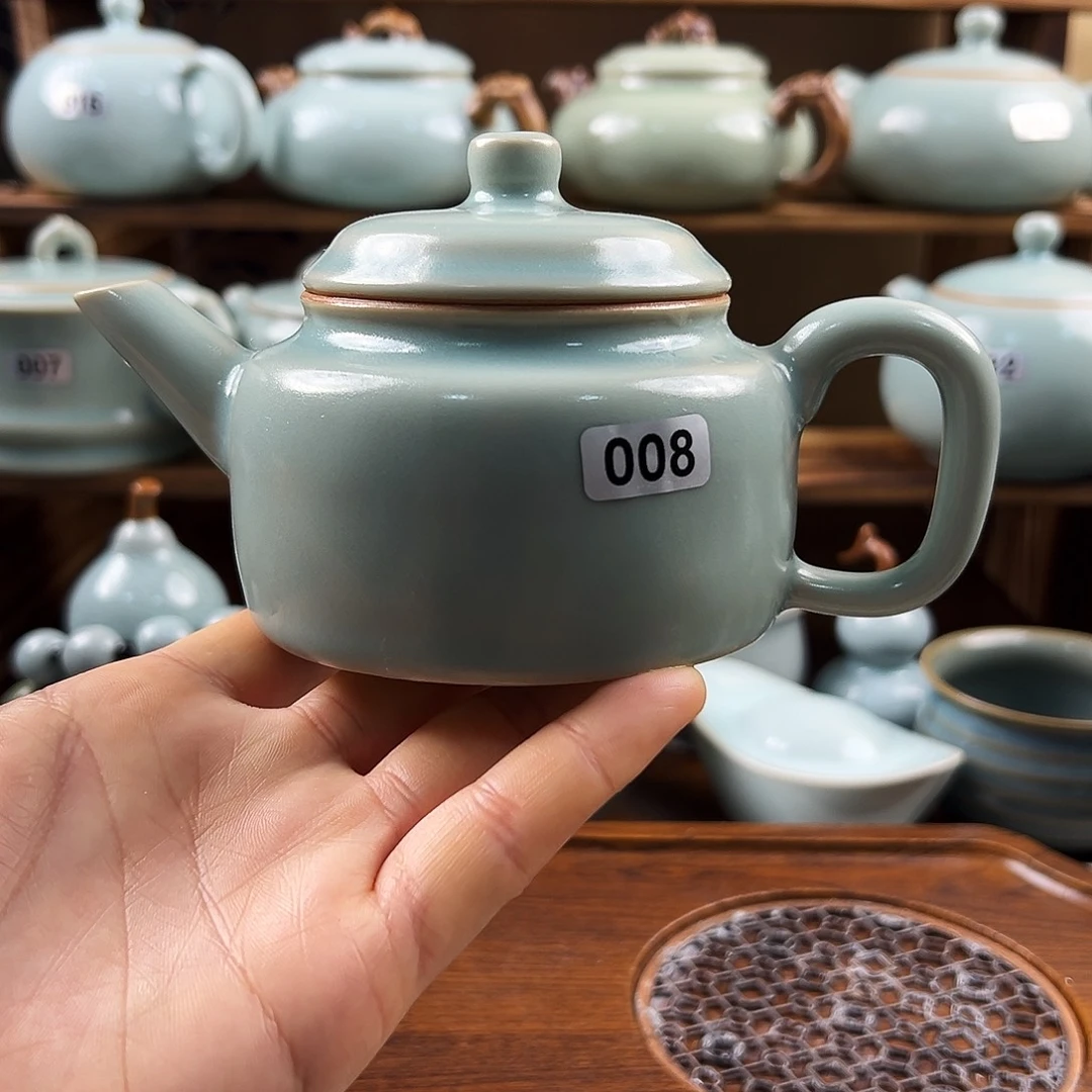 仿古釉德钟纯手工鼓