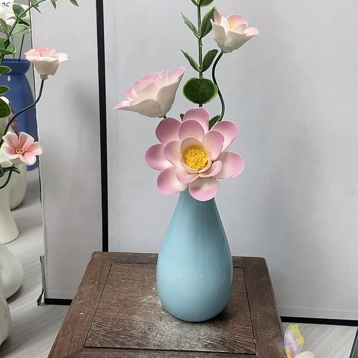 陶瓷纯手工捏花设计