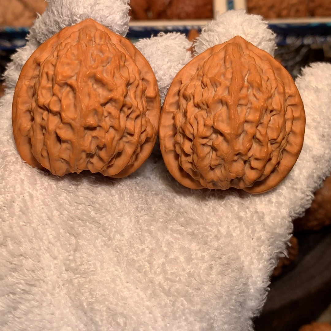 把件文玩核桃37全品 金牛