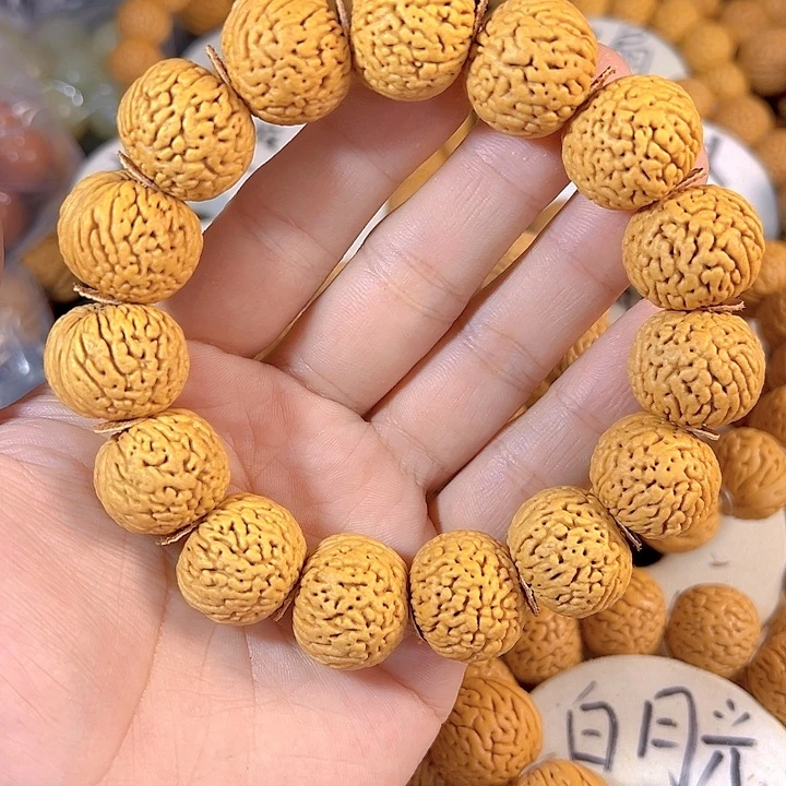 杰***哥手串桃核龙珠桃核手串