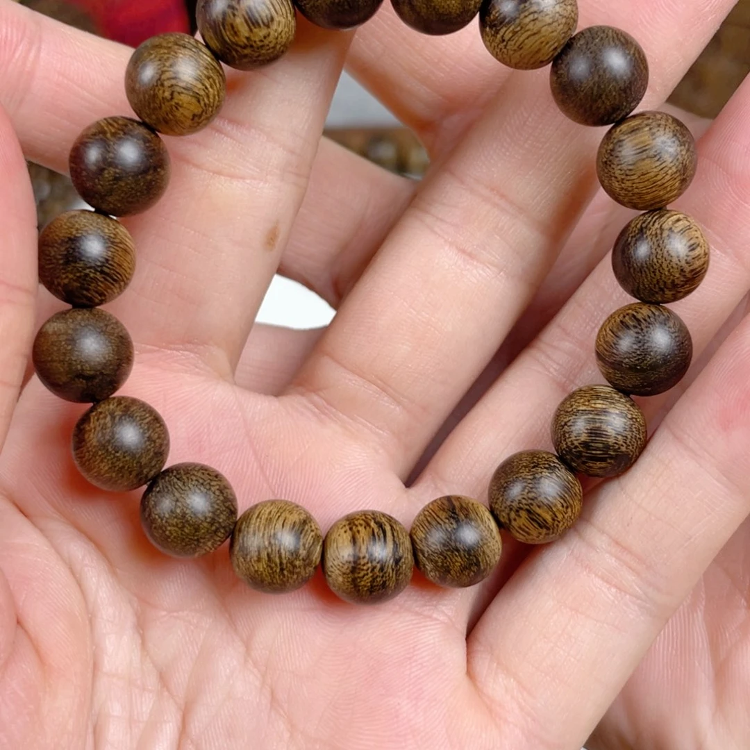 沉香手串越南芽庄白棋老料满瘤疤1.0
