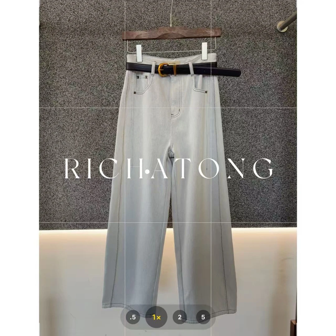 RICH ATONG.【自由古巴3.0】-厚绒、 欧货高级水洗加绒牛仔裤1028-01
