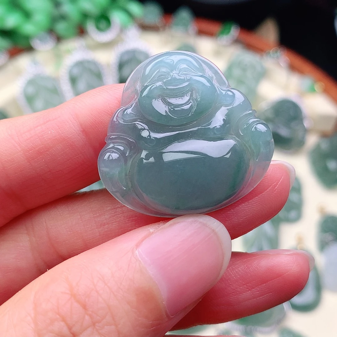 颈饰未镶嵌翡翠吊坠