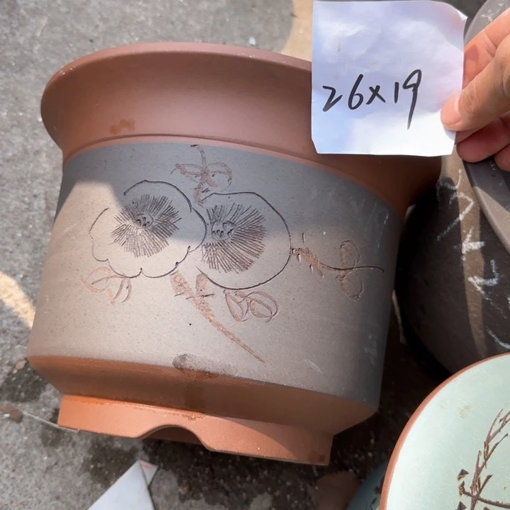紫砂花盆特价清仓