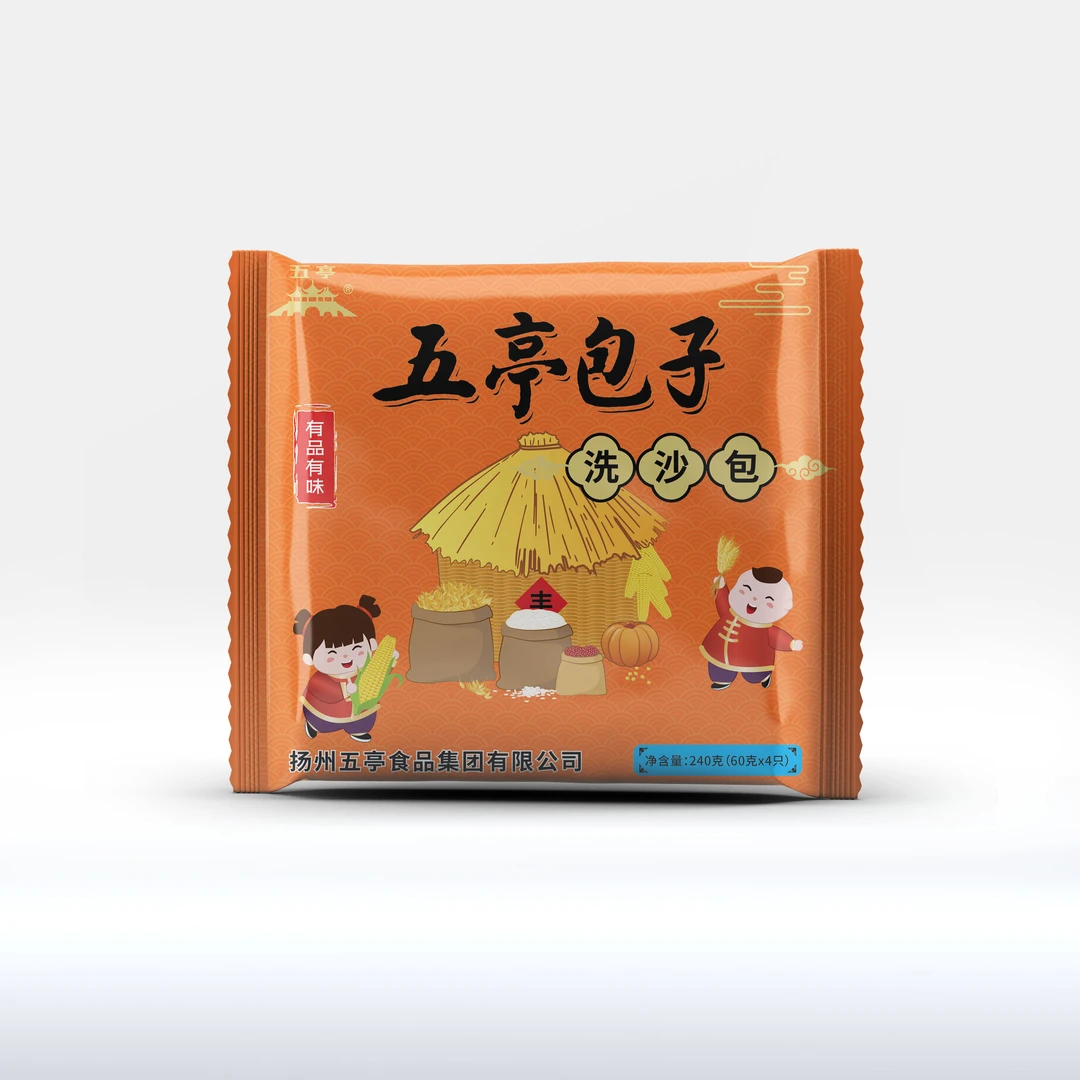 五亭包子4袋240g洗沙包