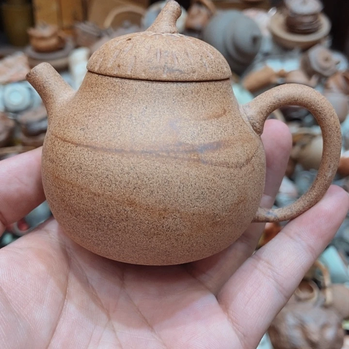 青*子柴烧老岩泥高端茶器