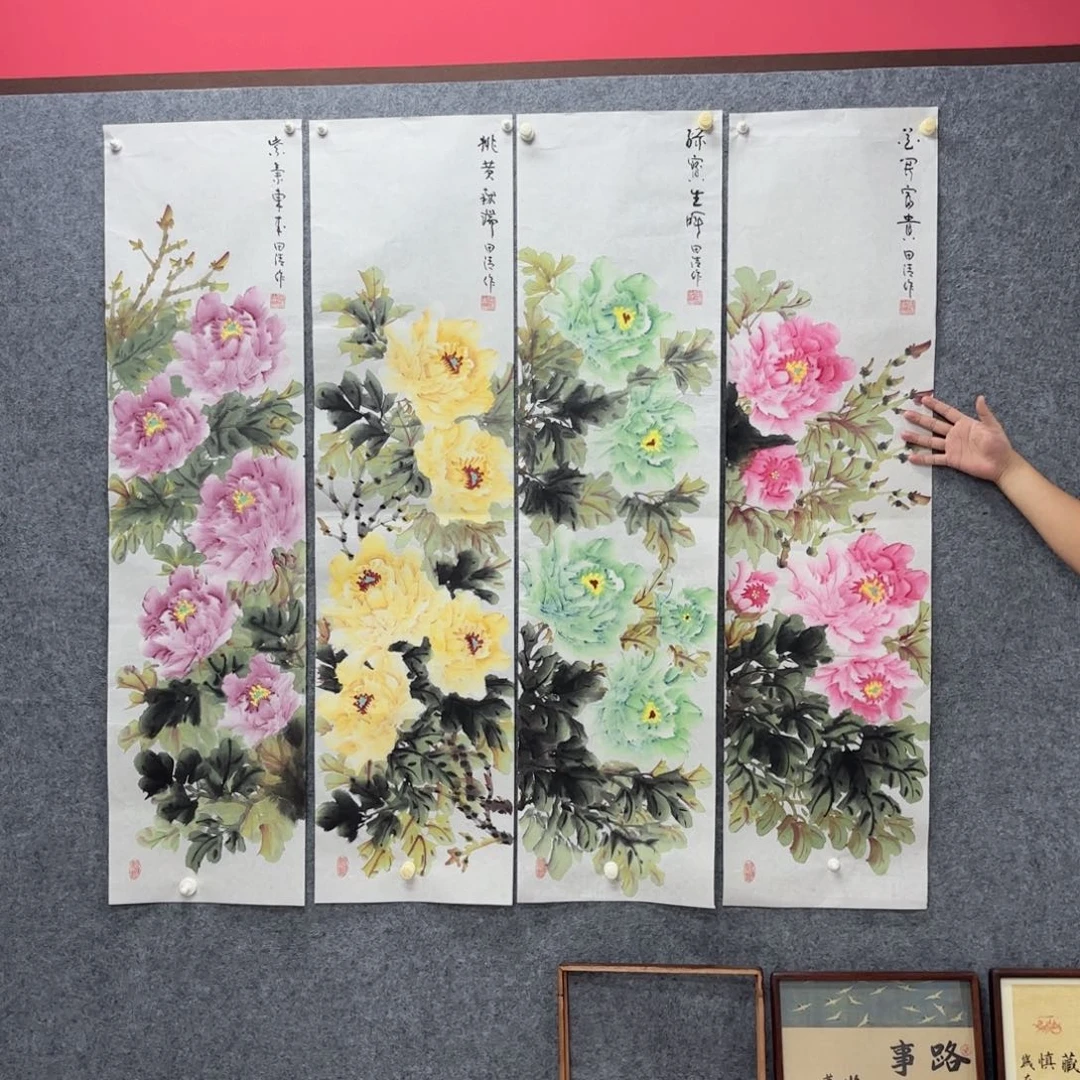 国画国画作品多次