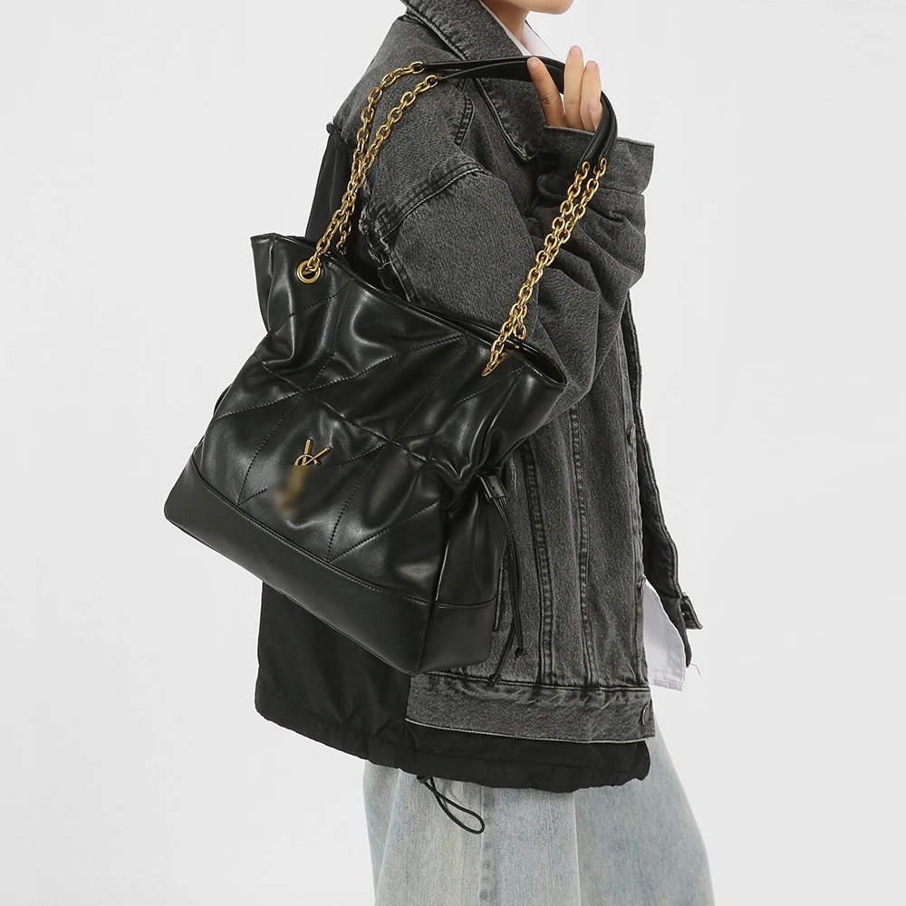 2025新爆款杨树林福袋包大容量托特包秋冬新款单肩包子母包包