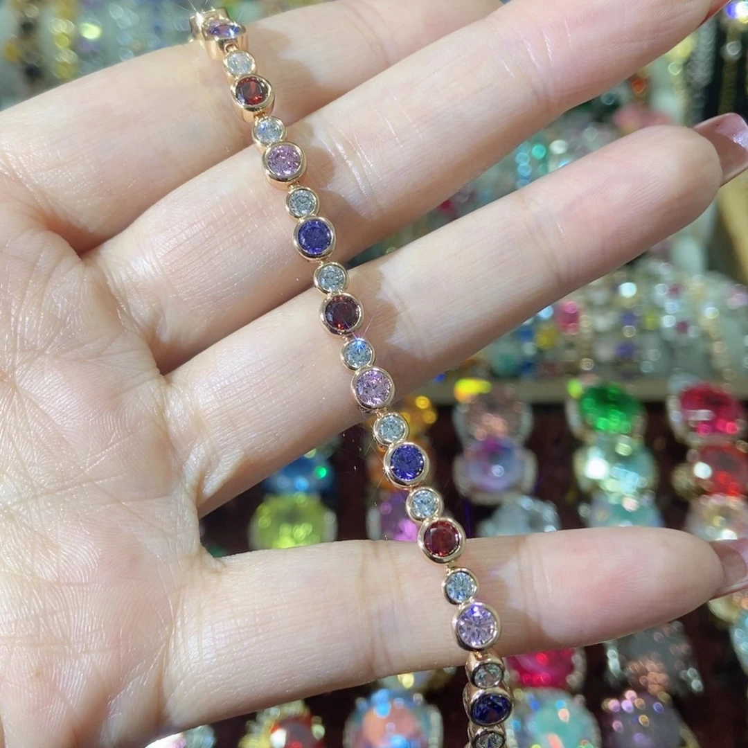 66锆石（处理）手链