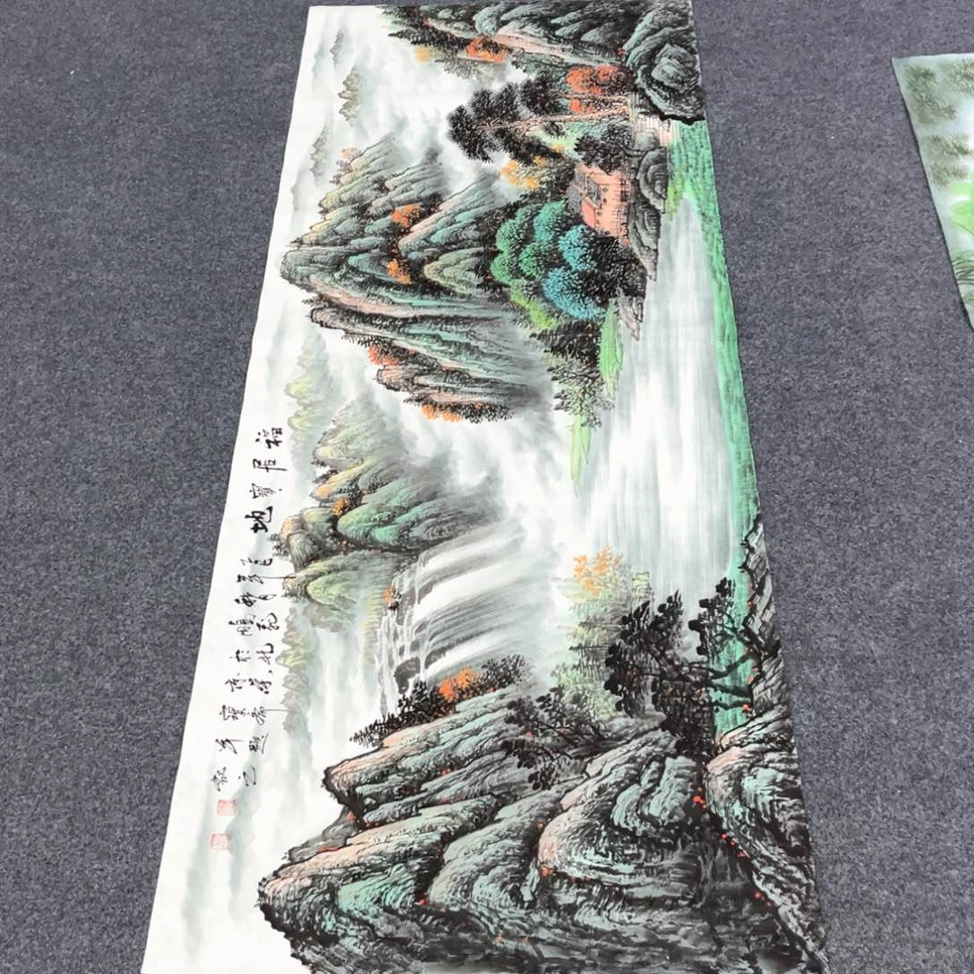 国画国画作品老师手绘
