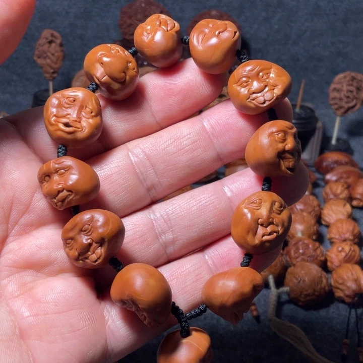 席***华橄榄核手串/手链手工制作工艺