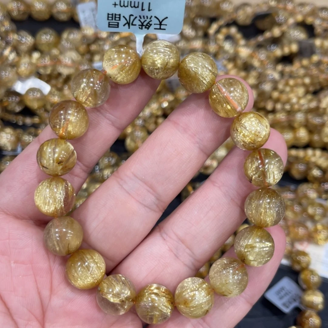水晶手链未镶嵌aaa042钛晶