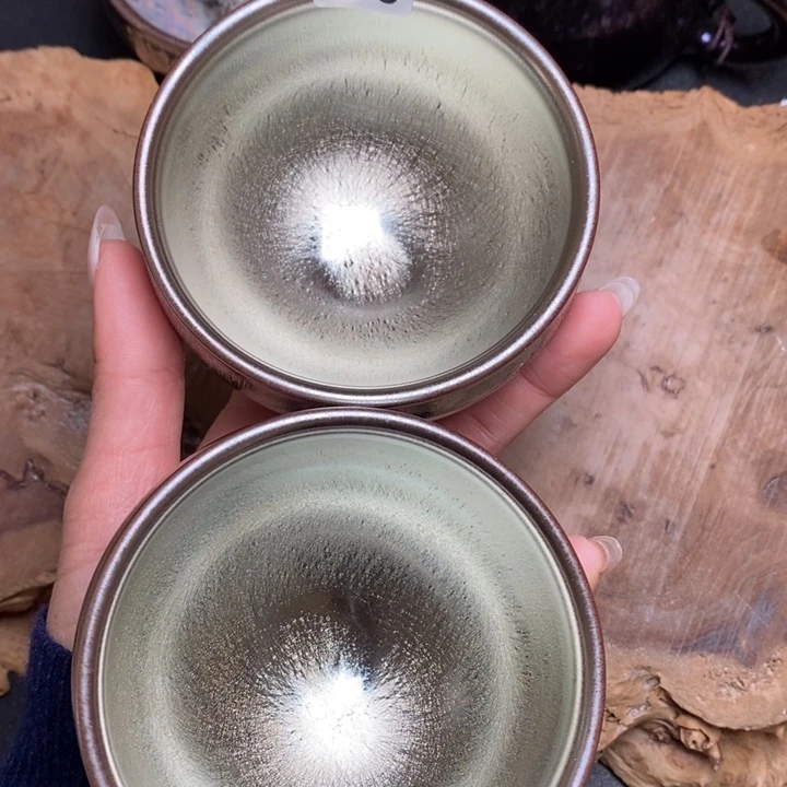 茶盏建窑建盏主人杯98微瑕