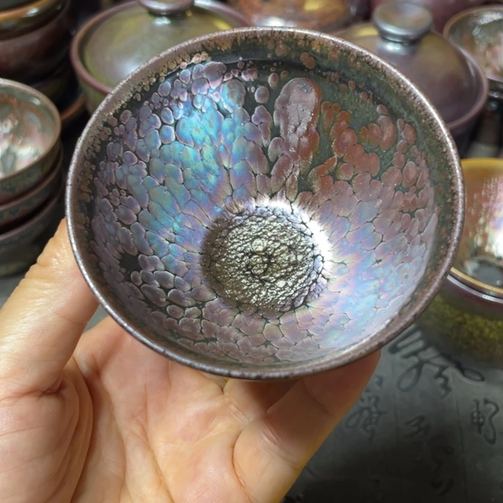 茶盏建阳建盏微瑕油滴