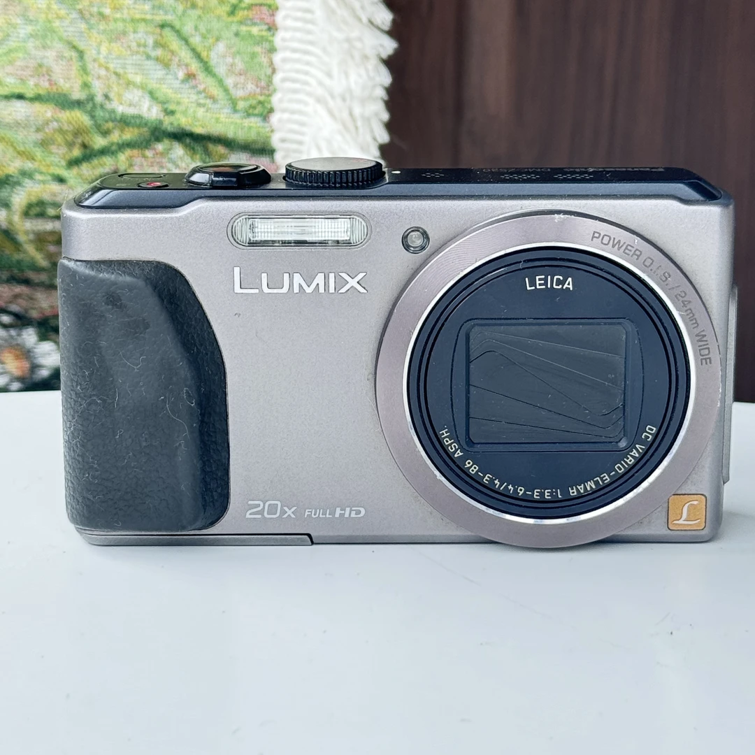 95新 Panasonic/松下 zs30灰色1810w像素20x光学变焦ccd数码相机