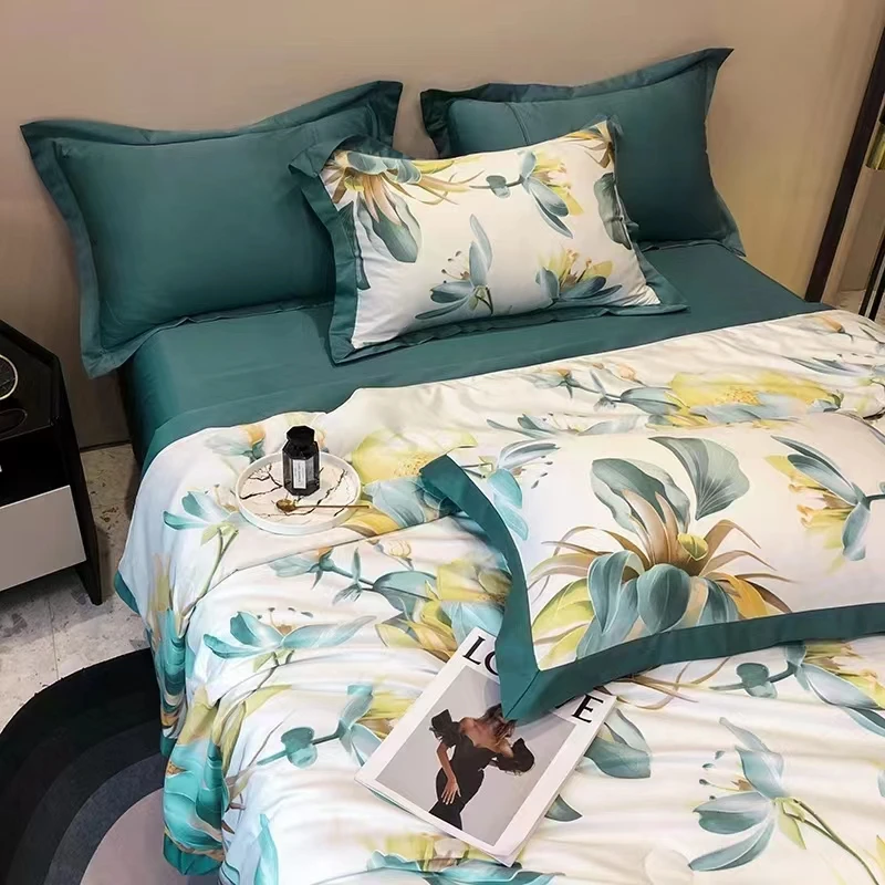 15天免费试睡！200*220轻奢花悸夏凉被特惠双人可机洗水洗被子