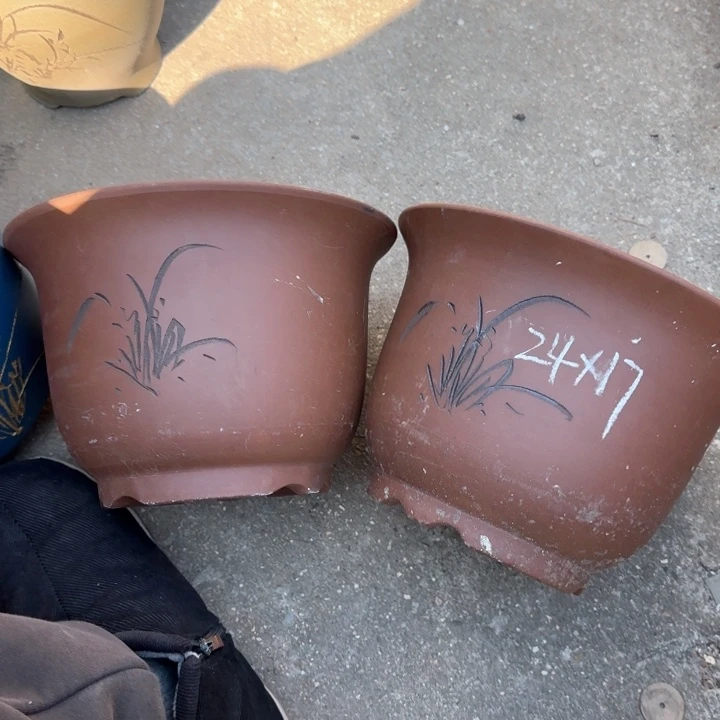 紫砂花盆特价清仓