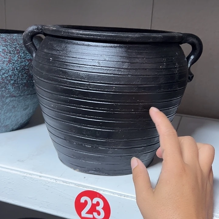 粗陶盆默认打孔高19口19