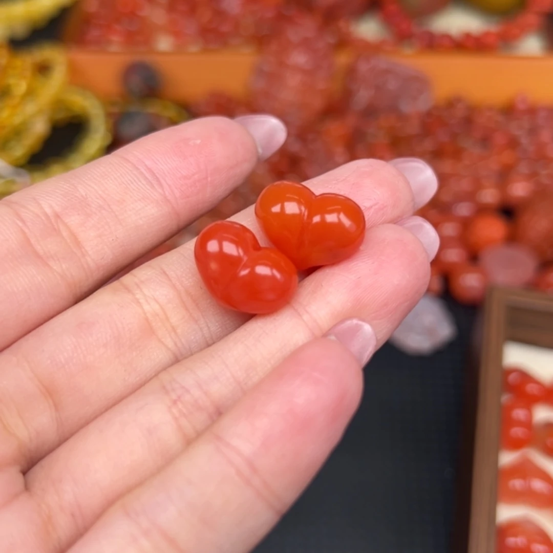 南红玛瑙未镶嵌吊坠(不含链)