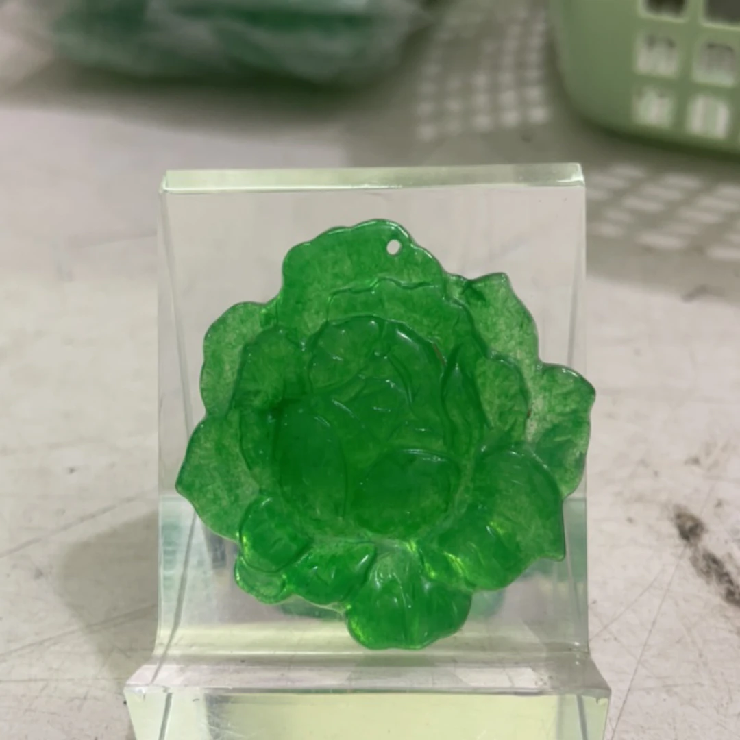 149  绿玫瑰吊坠牌