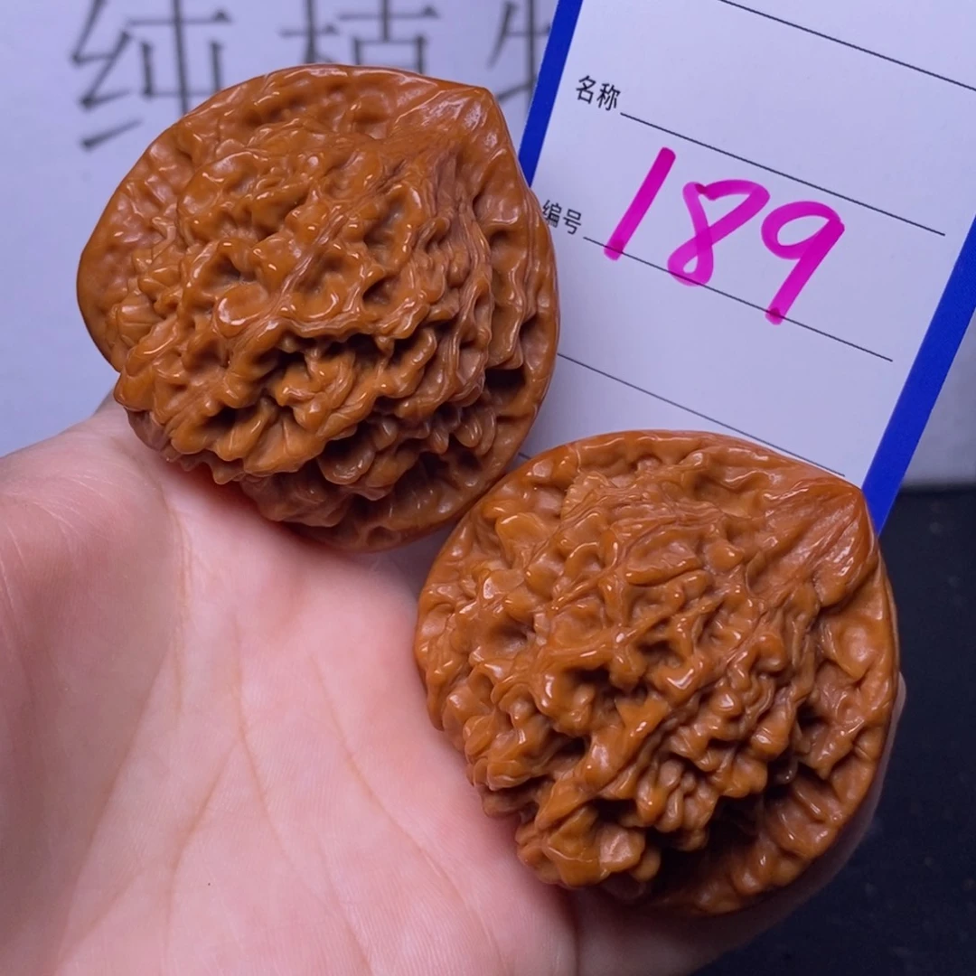 文玩核桃把件189/49官帽