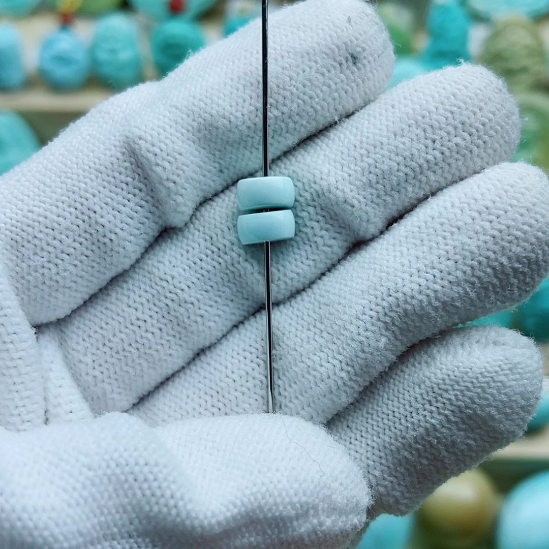 绿松石未镶嵌珠宝奇石7mm