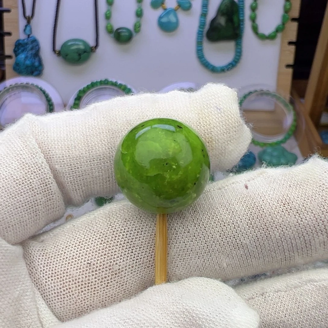 菜籽黄圆珠16.7mm兰