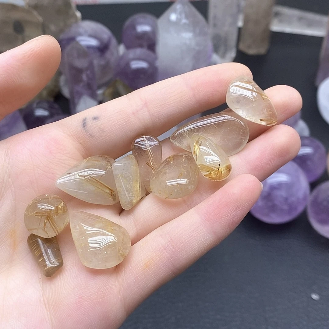 未镶嵌项圈水晶水晶石107