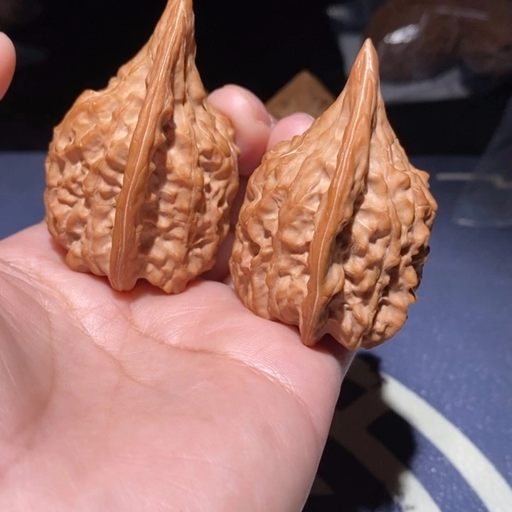 吊坠文玩核桃40尺全品红樱枪