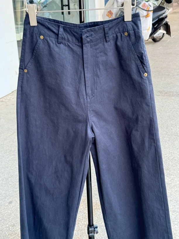 气质九分休闲裤百搭款