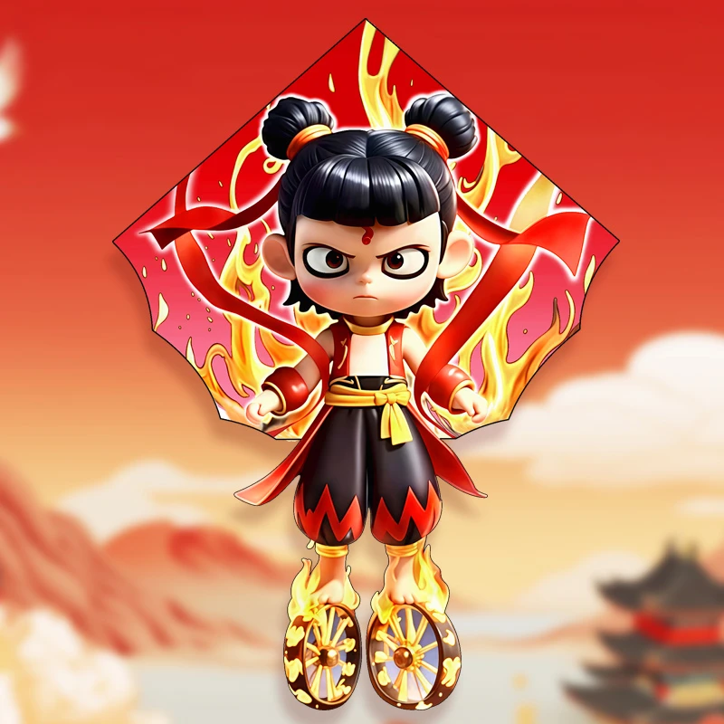 【两米二风筝】新款2025魔童风筝大人春游专用成人微风易飞创意