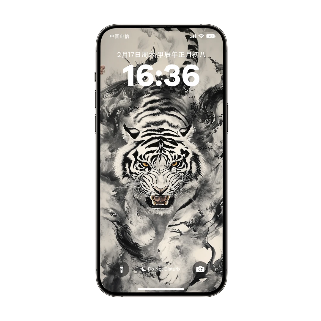 白虎出山 虎虎生威老虎猛虎下山霸气男生图片壁纸